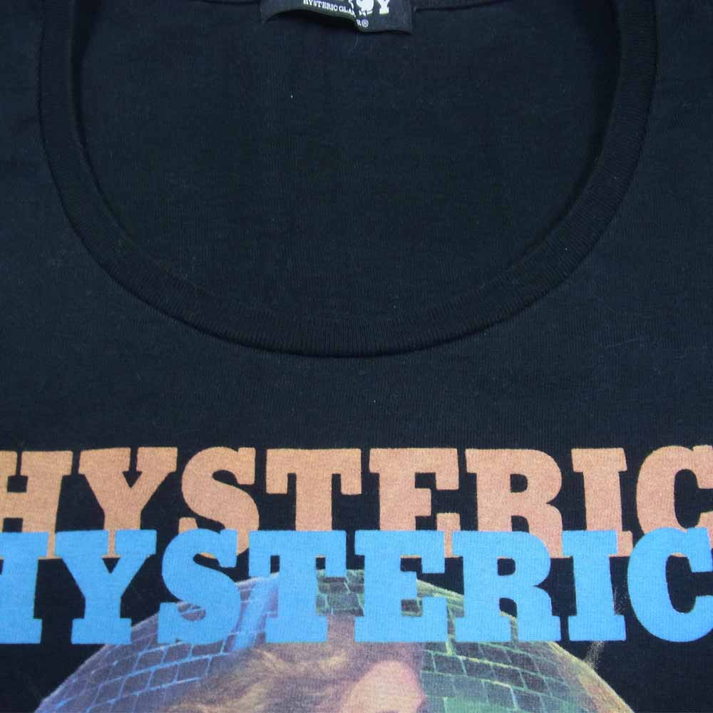 HYSTERIC GLAMOUR ヒステリックグラマー 11181CT02 April 1980 COVER プリント Tシャツ ブラック系 ＦＲＥＥ【中古】