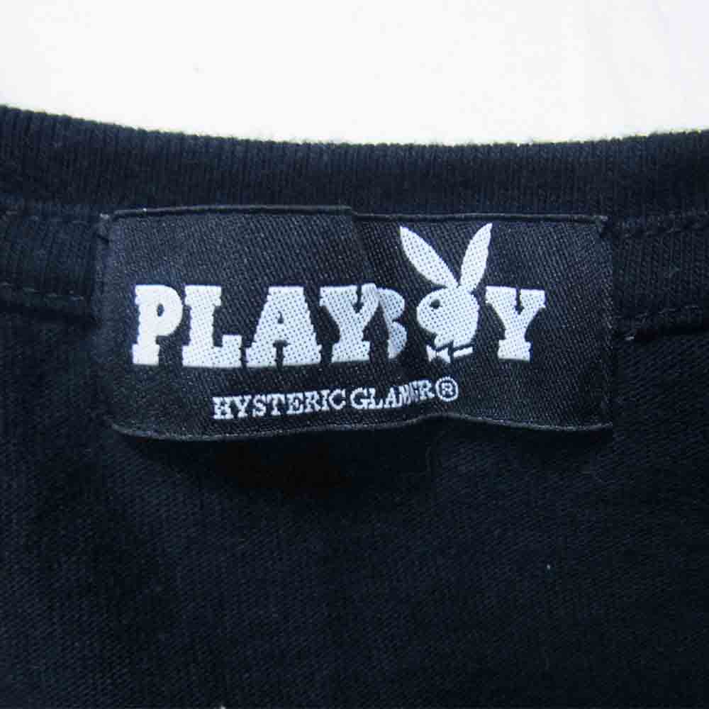 HYSTERIC GLAMOUR ヒステリックグラマー 11181CT02 April 1980 COVER プリント Tシャツ ブラック系 ＦＲＥＥ【中古】