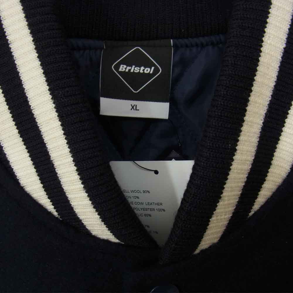 F.C.R.B. エフシーアールビー 21AW FCRB-212120 MLB STADIUM JACKET ニューヨークヤンキース ウール スタジャン ブルゾン ジャケット ネイビー系 XL【新古品】【未使用】【中古】