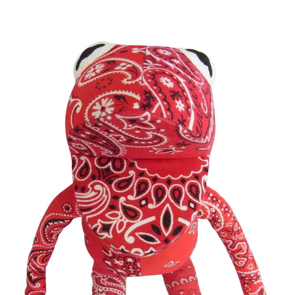 READY MADE レディメイド RE-CO-RE-00-00-17 FROG MAN フロッグマン バンダナ 再構築 ドール レッド系【美品】【中古】