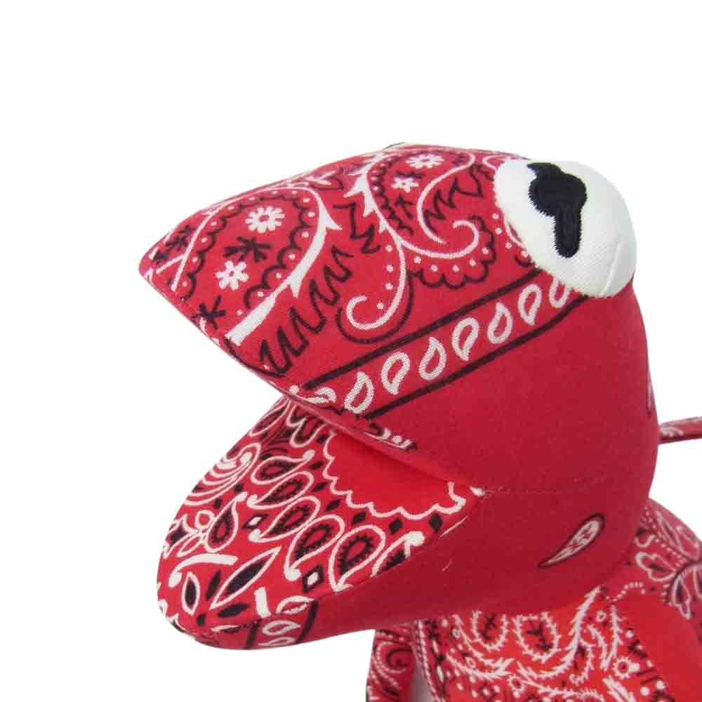 READY MADE レディメイド RE-CO-RE-00-00-17 FROG MAN フロッグマン バンダナ 再構築 ドール レッド系【美品】【中古】