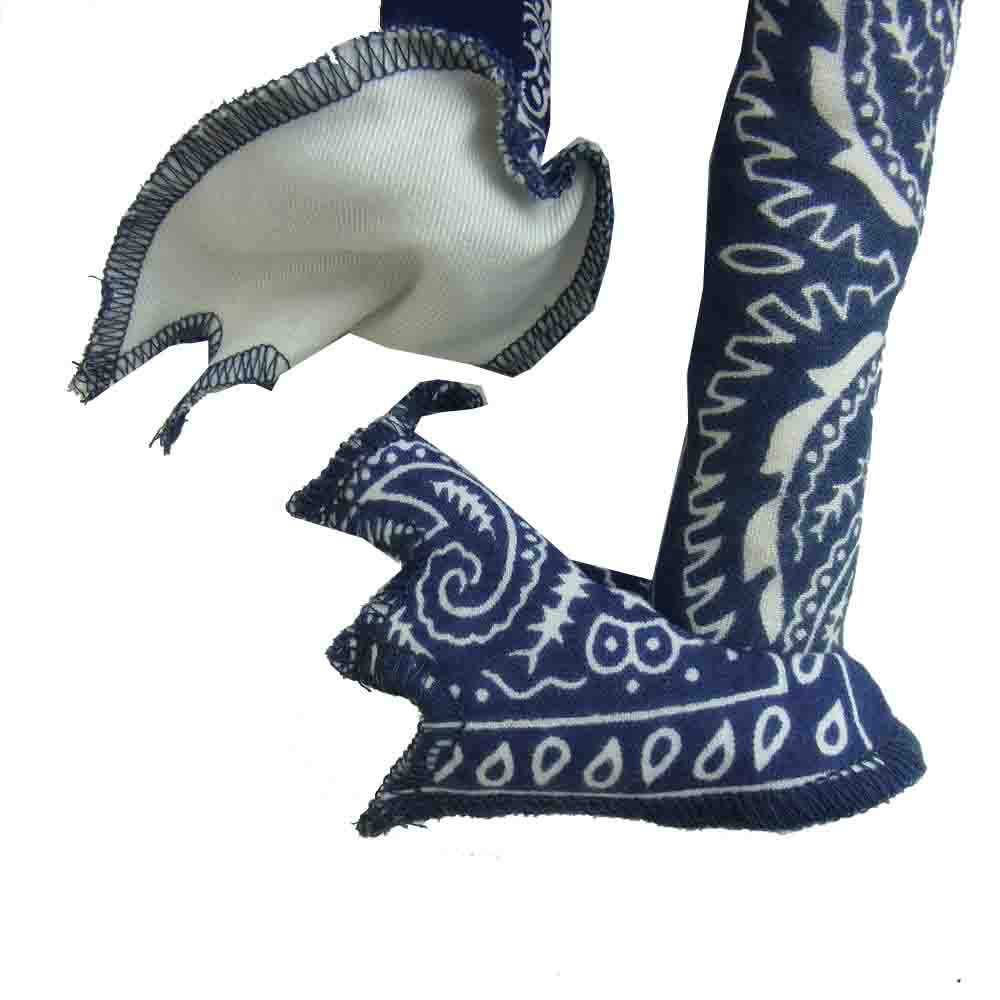 READY MADE レディメイド RE-CO-NV-00-00-17 FROG MAN フロッグマン バンダナ 再構築 ドール ブルー ネイビー系【美品】【中古】