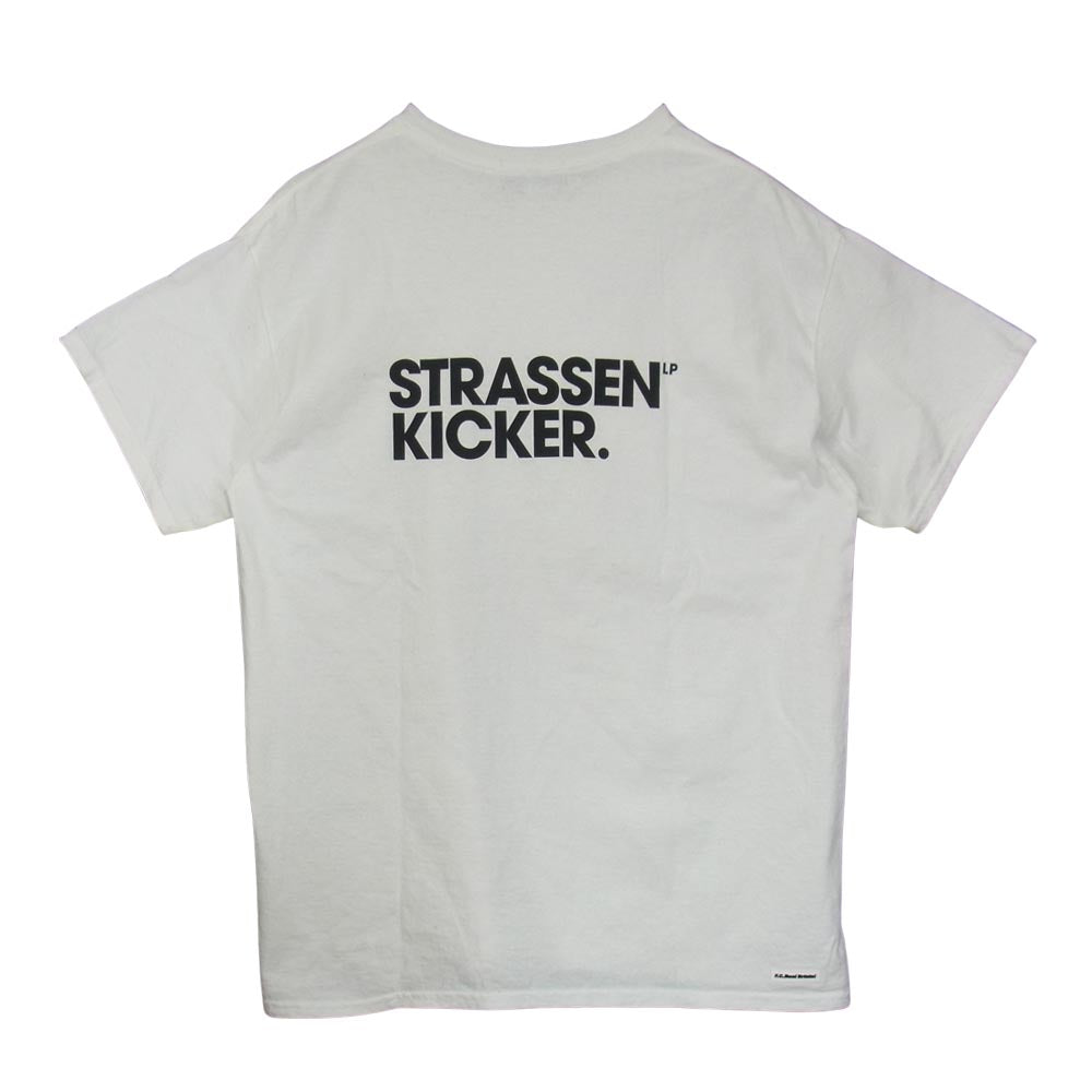F.C.R.B. エフシーアールビー キャプテン翼 19AW FCRB-192134 STRASSENKICKER LUKAS HYUGA TWIN SHOOT TEE シュトラーセンキッカー ルーカス 日向 ツインシュート Tシャツ ホワイト系 L【中古】