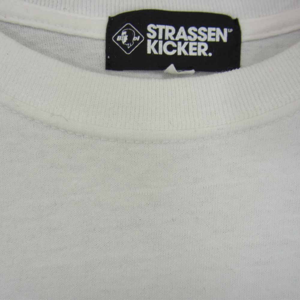 F.C.R.B. エフシーアールビー キャプテン翼 19AW FCRB-192134 STRASSENKICKER LUKAS HYUGA TWIN SHOOT TEE シュトラーセンキッカー ルーカス 日向 ツインシュート Tシャツ ホワイト系 L【中古】