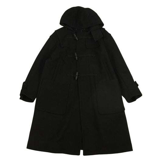 UNIQLO +J ユニクロ 21AW オーバーサイズ ダッフルコート ブラック系 S【美品】【中古】