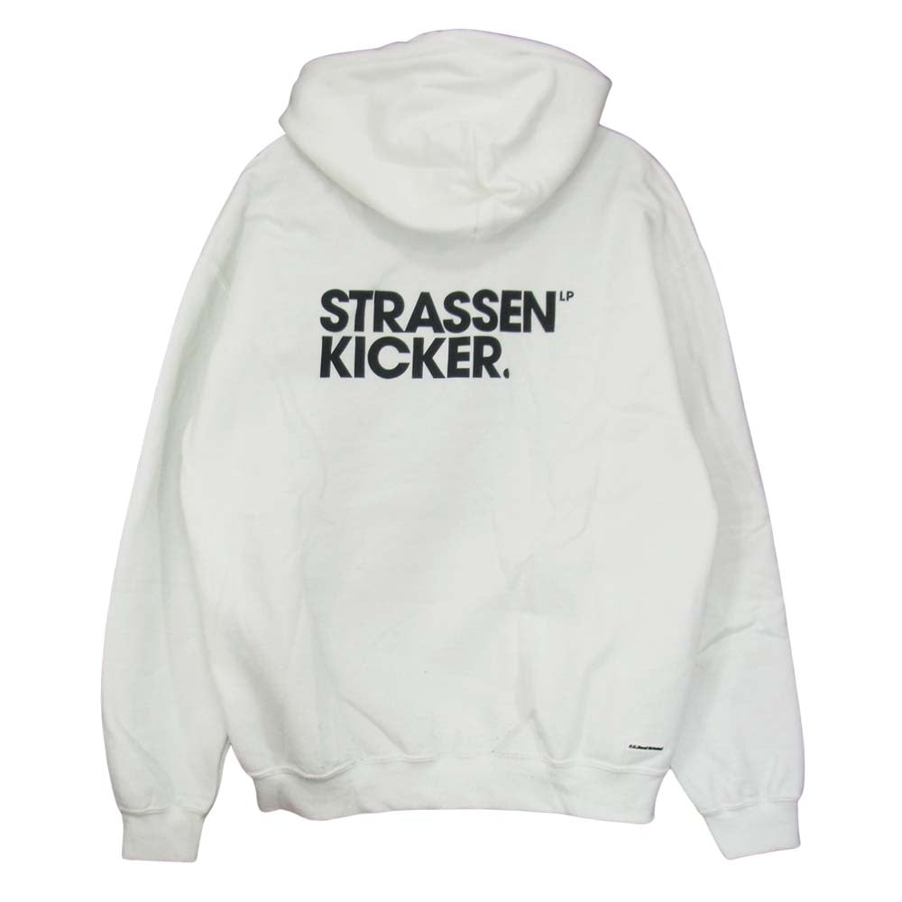 F.C.R.B. エフシーアールビー キャプテン翼 19AW FCRB-192133 STRASSENKICKER LUKAS HYUGA TWIN SHOOT HOODIE シュトラーセンキッカー ルーカス 日向 ツインシュート フーディー ホワイト系 M【中古】