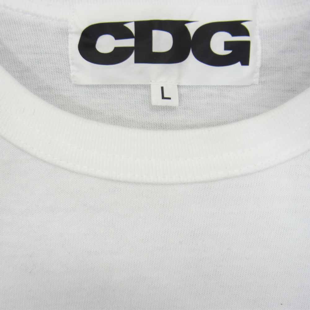 COMME des GARCONS コムデギャルソン 18SS CDG ASSC LOGO Tee SB-T005 Anti Social Social Club アンチソーシャルソーシャルクラブ 半袖 プリント Tシャツ ホワイト系 L【美品】【中古】