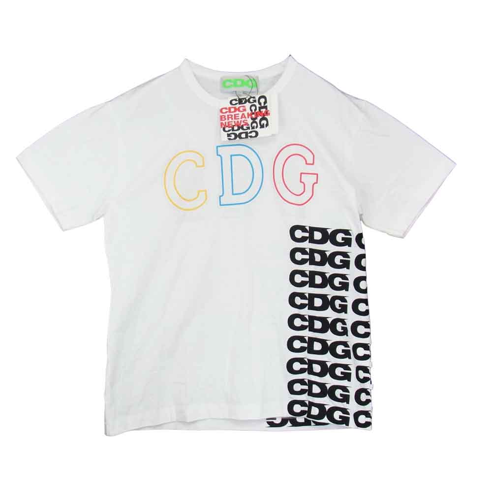 COMME des GARCONS コムデギャルソン GOOD DESIGN SHOP 18SS CDG OA-T008 ANTI SOCIAL SOCIAL CLUB アンチソーシャルソーシャルクラブ 半袖 プリント Tシャツ ホワイト系 L【新古品】【未使用】【中古】