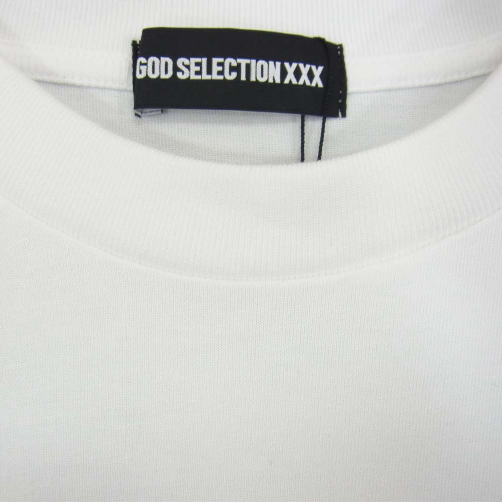 GOD SELECTION XXX ゴッドセレクション GX-S21-BMGST-02 Be My guest SEQUEL シークエル fragment design フラグメント グラフィック プリント Tシャツ ホワイト系 L【新古品】【未使用】【中古】