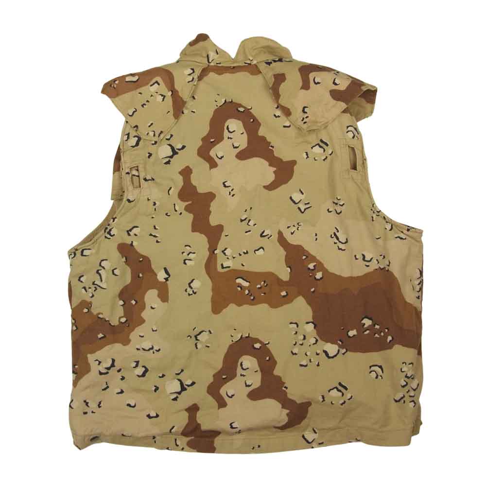 アメリカ軍 米軍 COVER PASGT VEST ボディーアーマー ベスト カバー デザートカモ ライトブラウン系 S/M【中古】