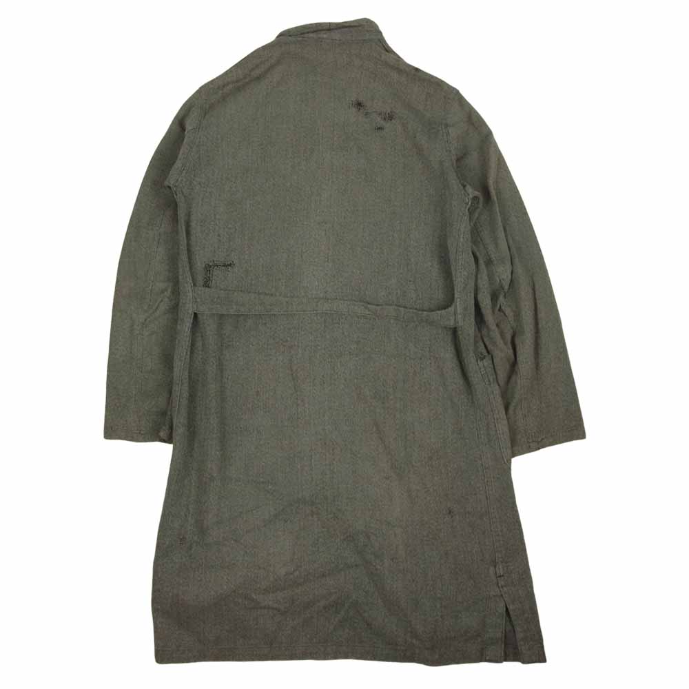 ヴィンテージ ビンテージ ブラックシャンブレー 　アトリエコート グレー系【中古】
