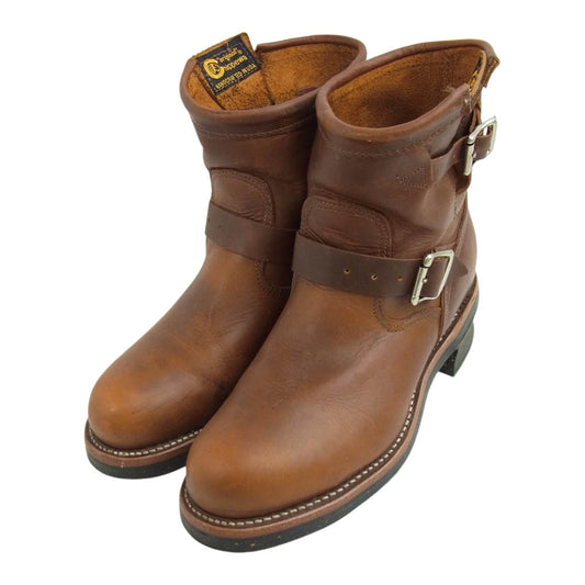 Chippewa チペワ 1901M12 7 STEEL TOE ENGINEER Tan Renegade スチールトゥ エンジニア ブーツ ブラウン系 25.5㎝【中古】