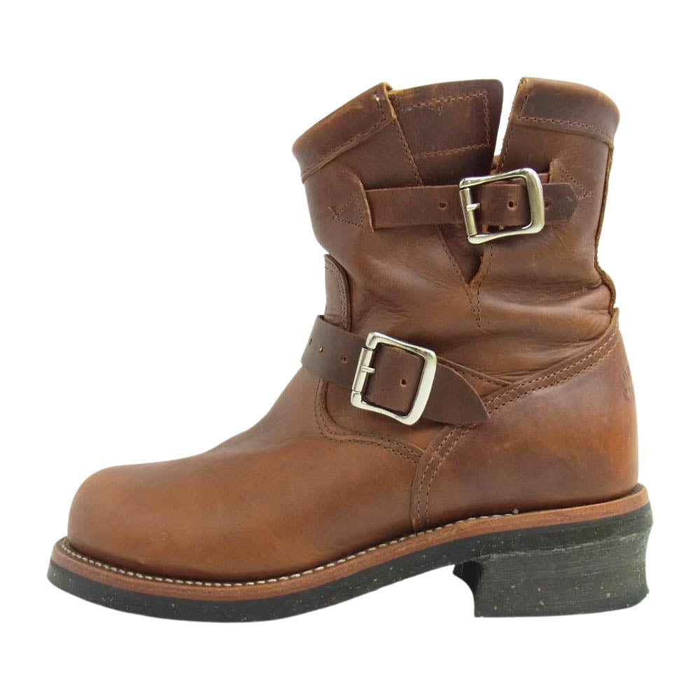 Chippewa チペワ 1901M12 7 STEEL TOE ENGINEER Tan Renegade スチールトゥ エンジニア ブーツ ブラウン系 25.5㎝【中古】