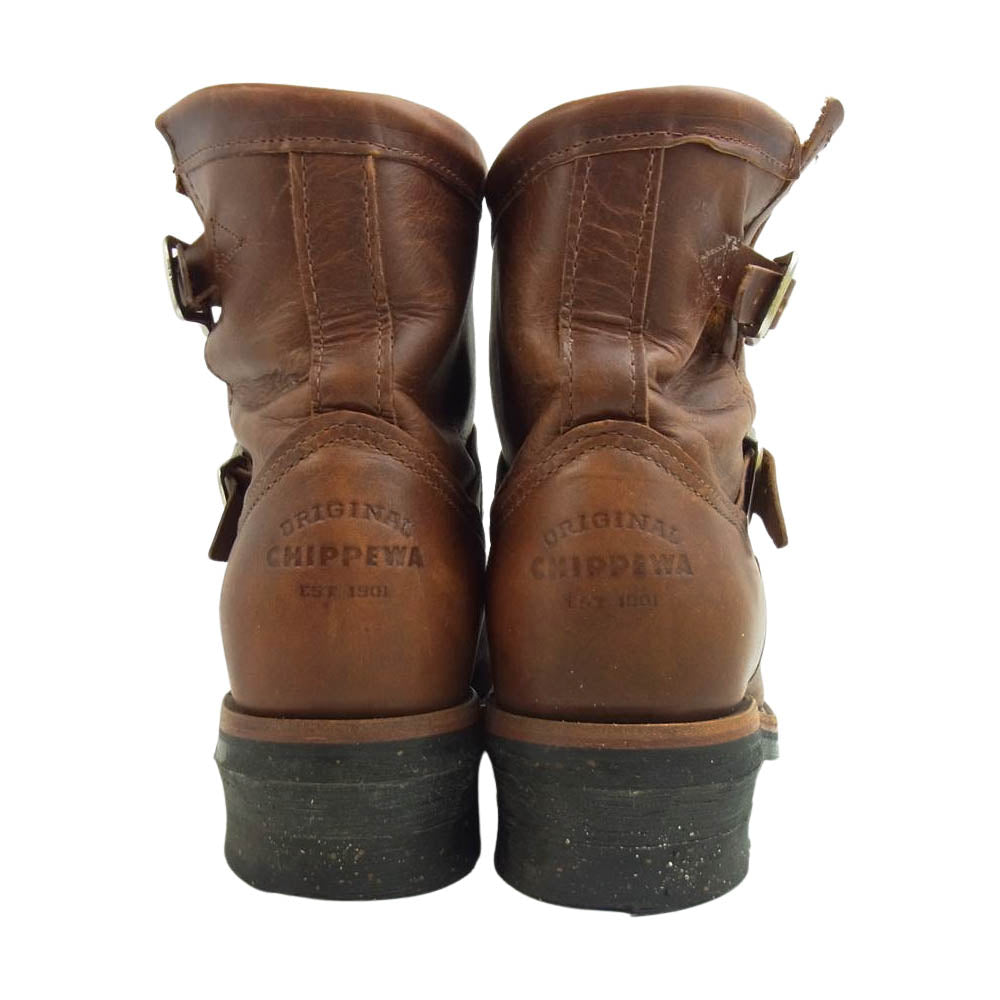 Chippewa チペワ 1901M12 7 STEEL TOE ENGINEER Tan Renegade スチールトゥ エンジニア ブーツ ブラウン系 25.5㎝【中古】