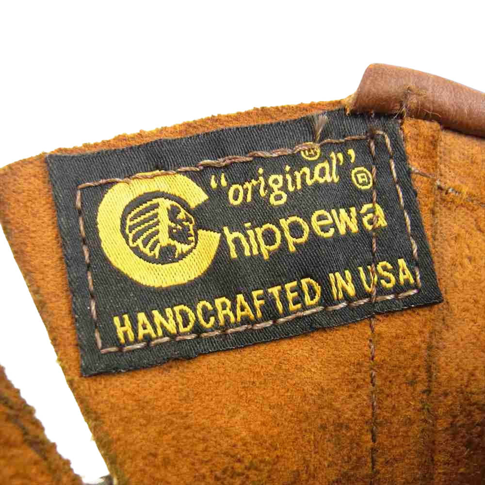 Chippewa チペワ 1901M12 7 STEEL TOE ENGINEER Tan Renegade スチールトゥ エンジニア ブーツ ブラウン系 25.5㎝【中古】