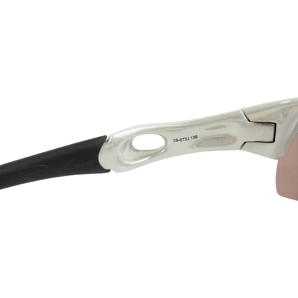 OAKLEY オークリー 09-673J USA製 RADAR PATH アジアンフィット レーダーパス サングラス シルバー系 パープル系【中古】