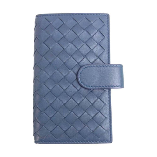 BOTTEGAVENETA ボッテガヴェネタ イントレチャート 6連 キーケース ブルー系【中古】