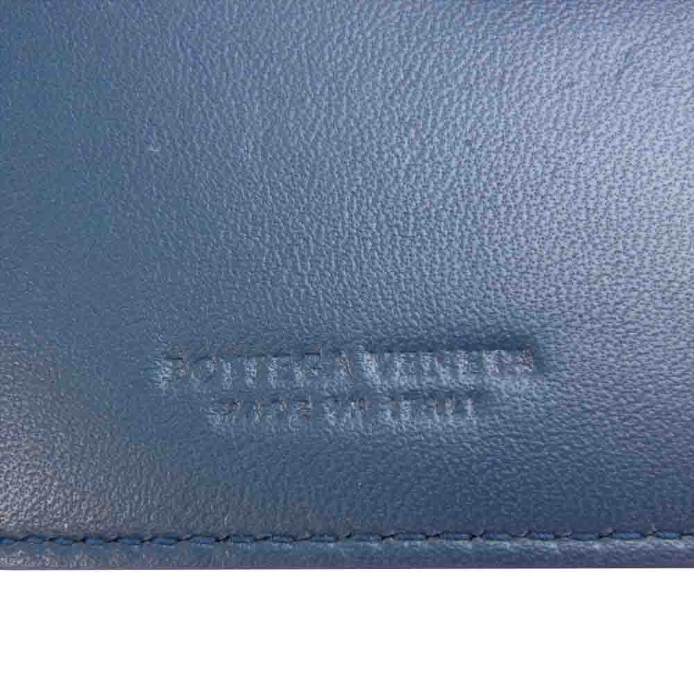BOTTEGAVENETA ボッテガヴェネタ イントレチャート 6連 キーケース ブルー系【中古】