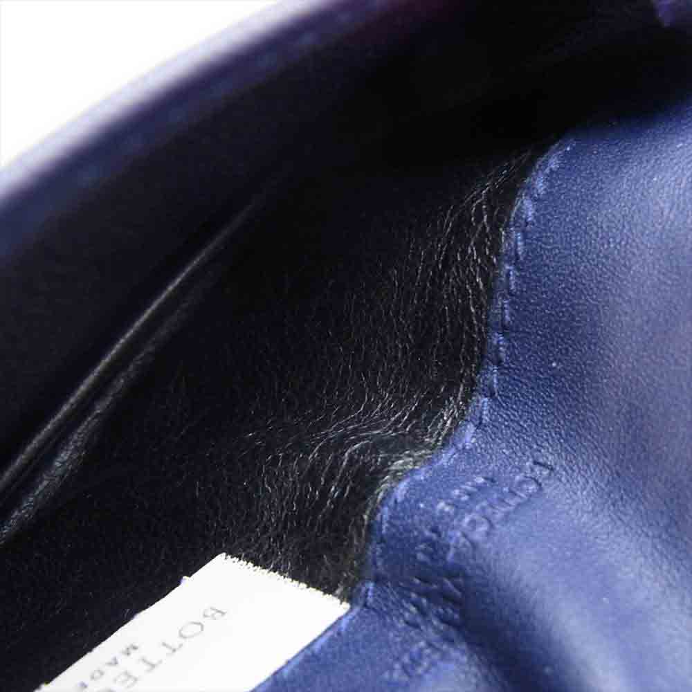 BOTTEGAVENETA ボッテガヴェネタ イントレチャート カードケース 名刺入れ パープル系【中古】