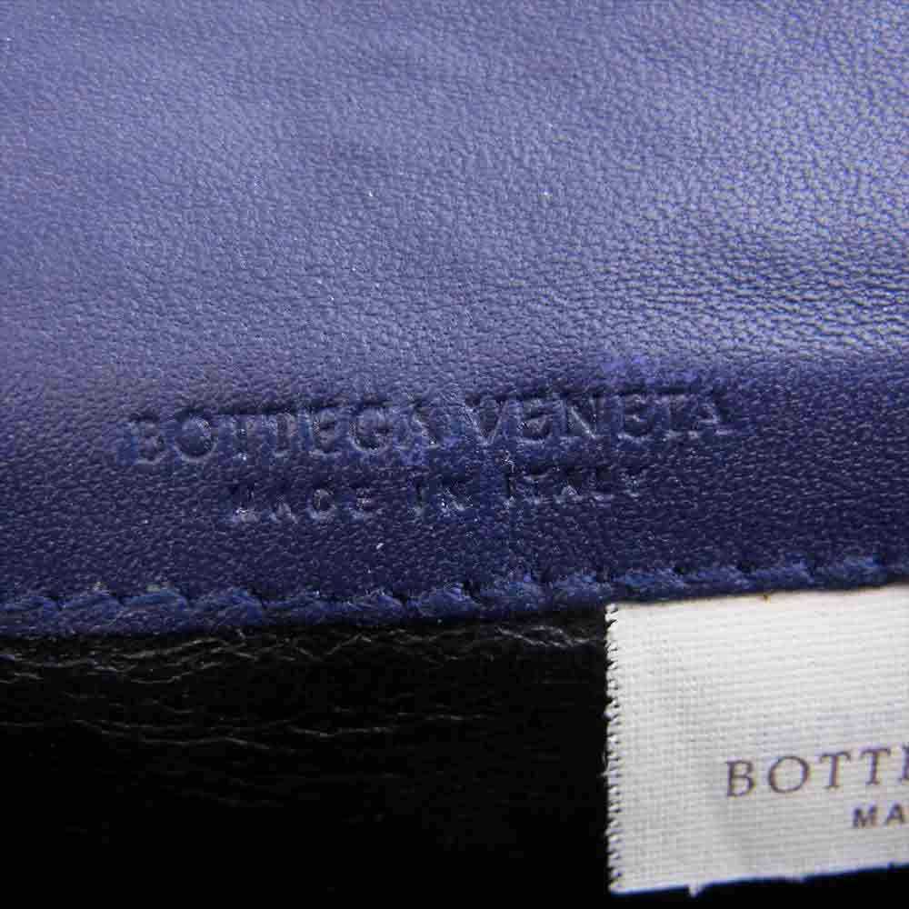 BOTTEGAVENETA ボッテガヴェネタ イントレチャート カードケース 名刺入れ パープル系【中古】