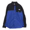 THE NORTH FACE ノースフェイス NR11961 L/S Nuptse Shirt ロングスリーブ ヌプシ シャツ ブルー系 L【中古】