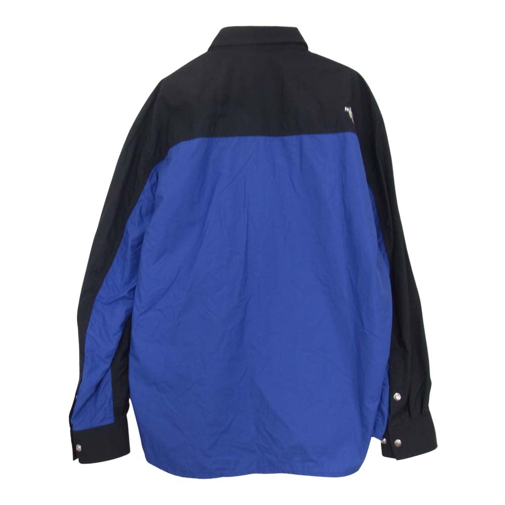 THE NORTH FACE ノースフェイス NR11961 L/S Nuptse Shirt ロングスリーブ ヌプシ シャツ ブルー系 L【中古】