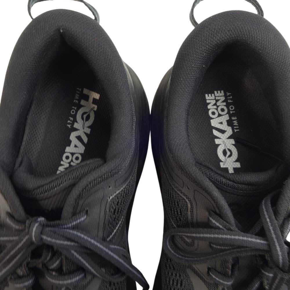 HOKA ONE ONE ホカ オネオネ F27220K bondi 7 wide ボンダイ 7 ワイド ブラック系 27.5【中古】