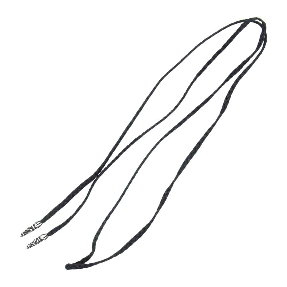 CHROME HEARTS クロムハーツ（原本無） レザーブレード ネックレス ブラック系【中古】