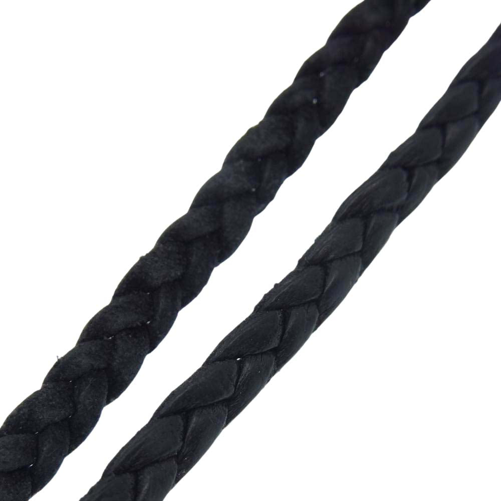 CHROME HEARTS クロムハーツ（原本無） レザーブレード ネックレス ブラック系【中古】