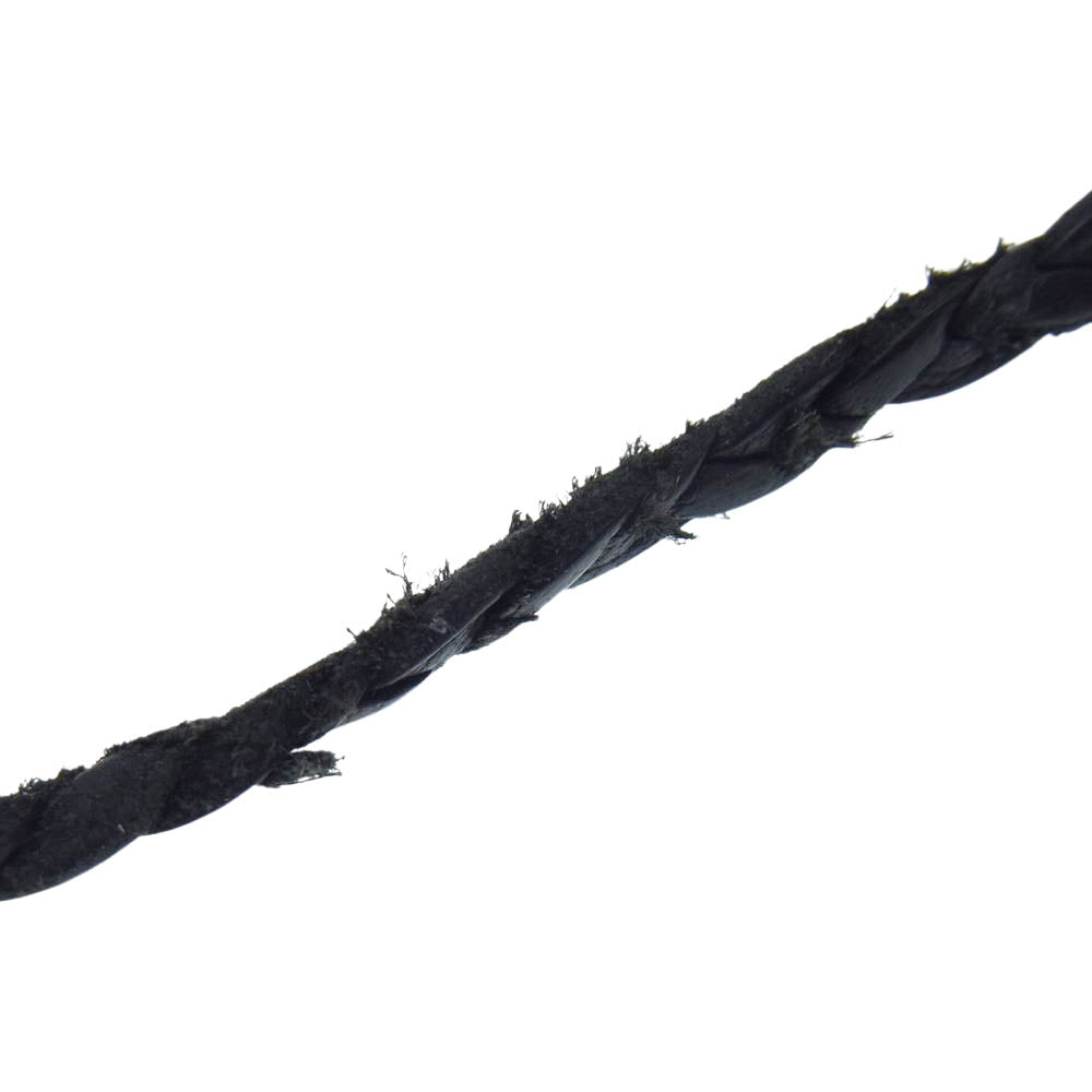 CHROME HEARTS クロムハーツ（原本無） レザーブレード ネックレス ブラック系【中古】