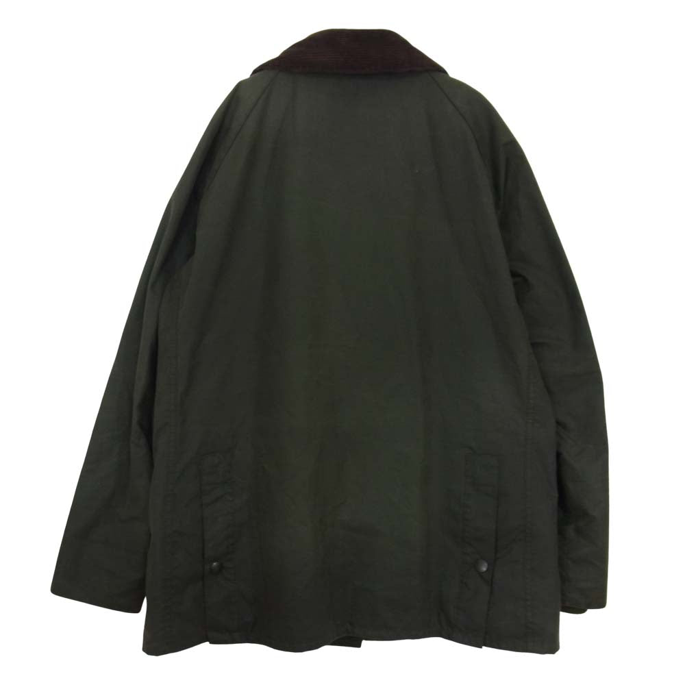 Barbour バブアー MWX0318 BEDALE SL ビデイル スリム オイルド ジャケット カーキ系 40【中古】