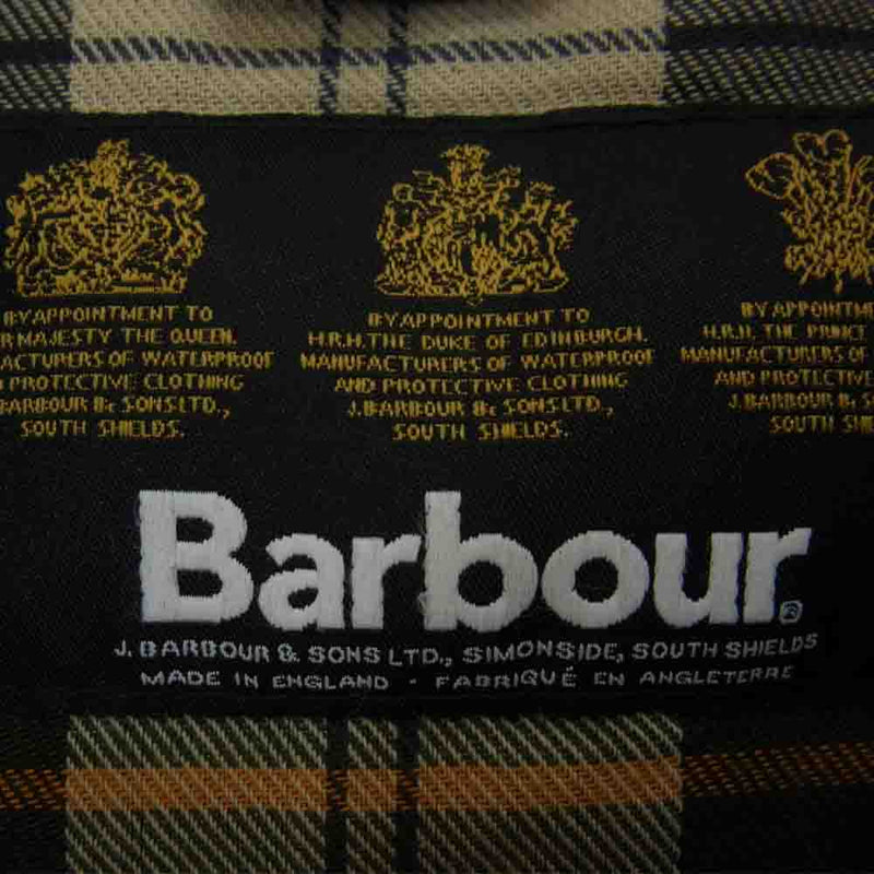 Barbour バブアー MWX0318 BEDALE SL ビデイル スリム オイルド ジャケット カーキ系 40【中古】