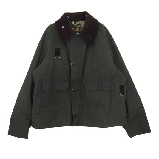 Barbour バブアー MWX1212 SPEY JACKET スペイ オイルド ジャケット カーキ系 L【中古】