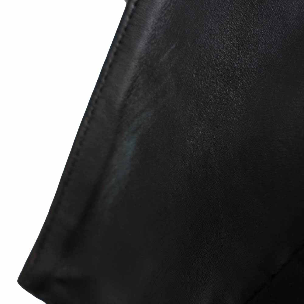 COMME des GARCONS コムデギャルソン BLACK MARKET ブラックマーケット Lewis Leathers ルイスレザー ライトニング型 ホースハイド レザー ダブルライダース ジャケット ブラック系 38【中古】