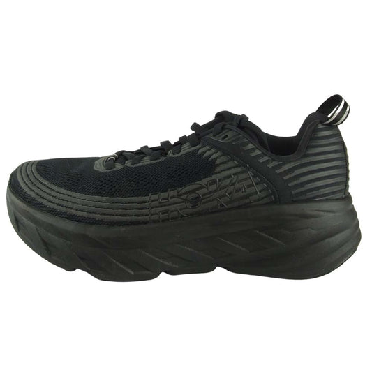HOKA ONE ONE ホカ オネオネ F27219D W BONDI 6 ボンダイ 6 スニーカー ブラック系 23.5【美品】【中古】