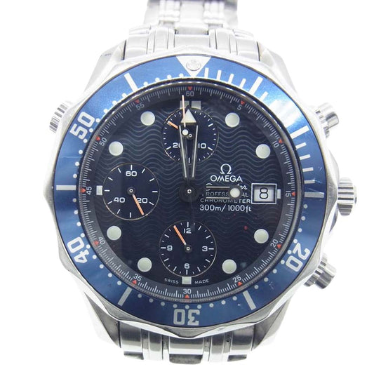 OMEGA オメガ 50030356 SEAMASTER PROFESSIONAL 300m シーマスター プロフェッショナル クロノグラフ 2298.80 チタン ダイバーズウォッチ 腕時計 シルバー系【中古】