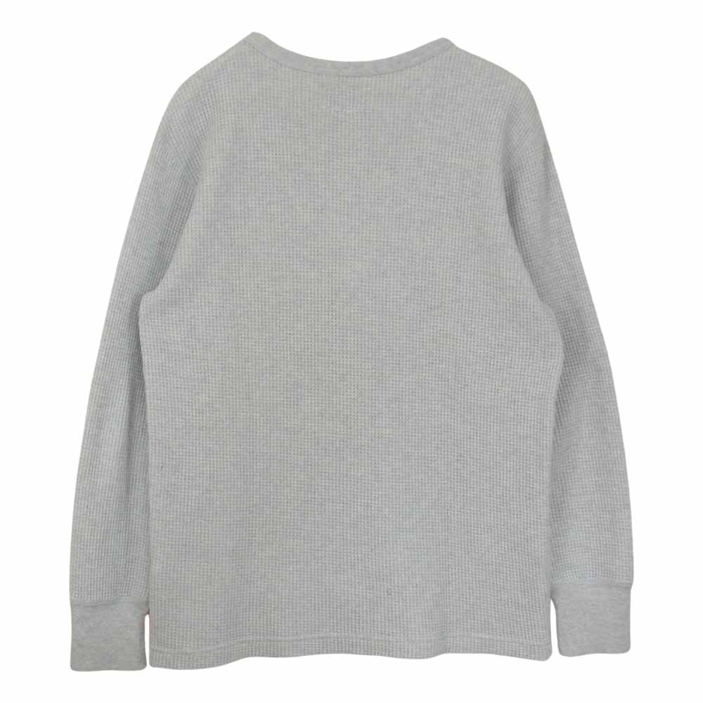 WTAPS ダブルタップス 151ATDT-CSM22 WAFFLE L/S TEE ワッフル サーマル 長袖 カットソー グレー系 S【中古】
