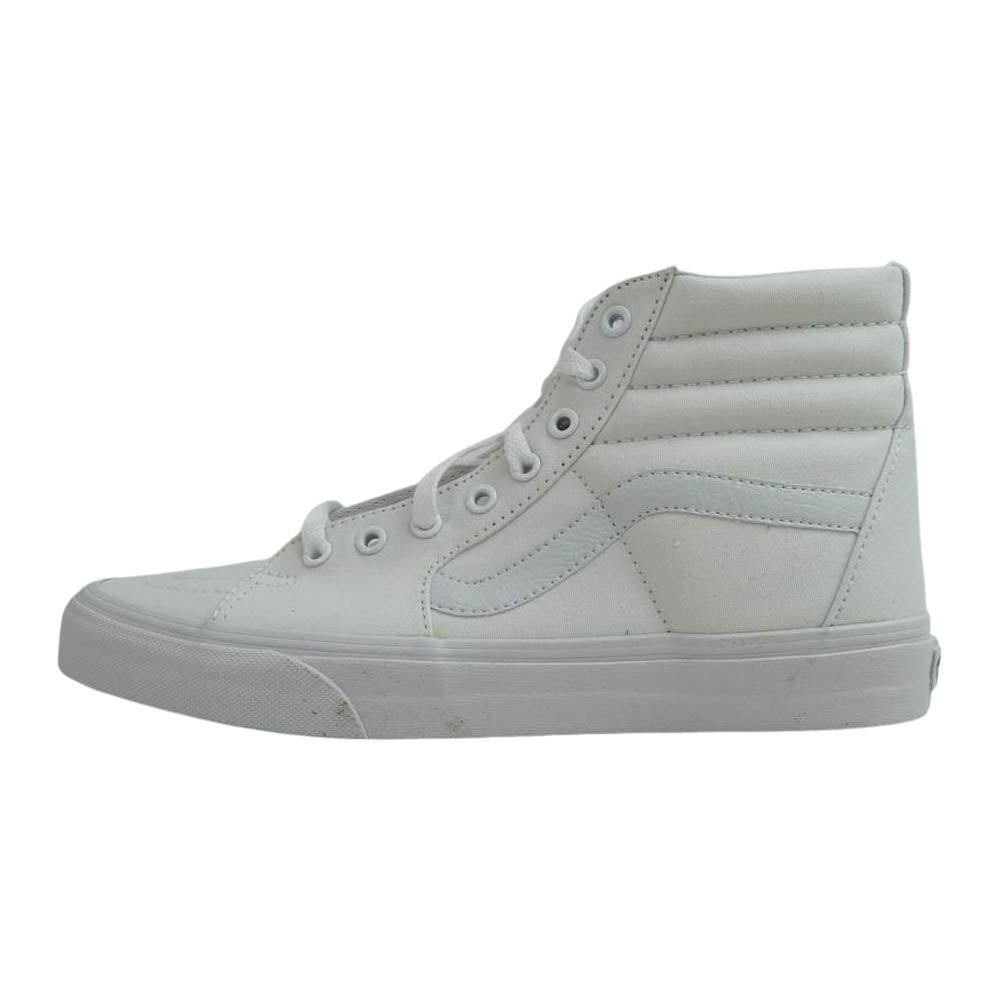 VANS バンズ SK8-HI スケート ハイ スケハイ ハイカット スニーカー ホワイト系 27.5【新古品】【未使用】【中古】