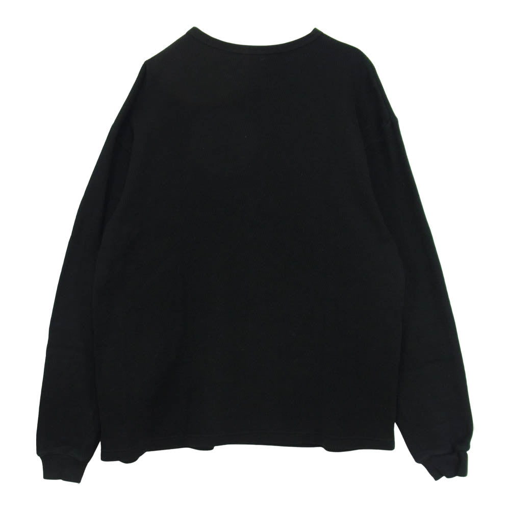 WTAPS ダブルタップス 172ATDT-CSM17 WAFFLE L/S ワッフル サーマル 長袖 カットソー ブラック系 M【中古】