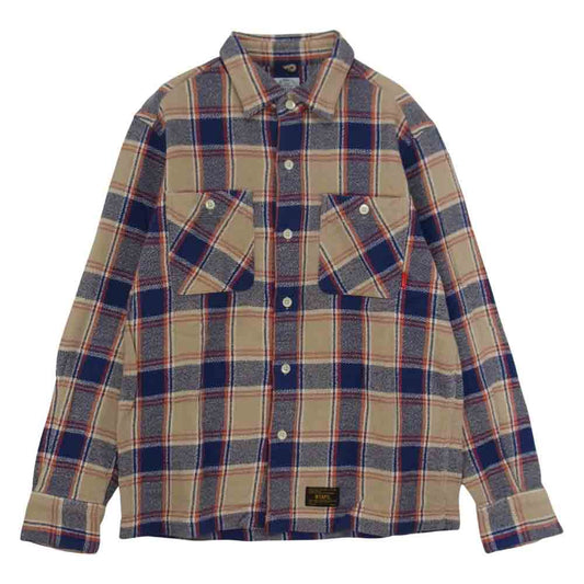 WTAPS ダブルタップス 151GWDT-SHM04 UNION L/S ユニオン チェック フランネル 長袖 シャツ マルチカラー系 S Sierra【中古】