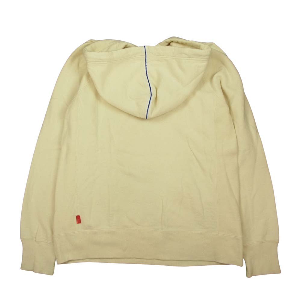 WTAPS ダブルタップス 142ATDT-CSM10 Youthful Dayz Design Hoody Sweater ユースフルデイズ ロゴワッペン デザイン フーディ― プルオーバー パーカー オフホワイト系 S【中古】