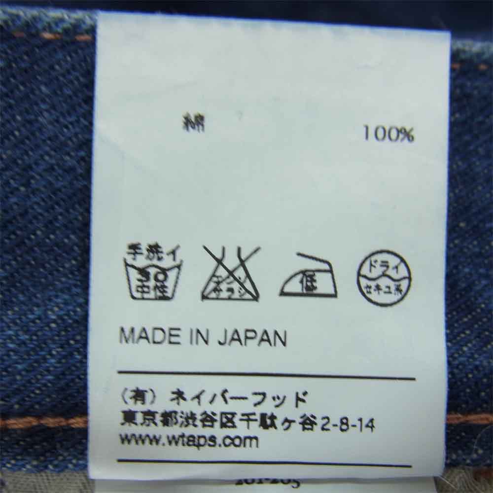 WTAPS ダブルタップス 162LTDT-PTM07 PAINTER TROUSERS デニム ぺインター トラウザーズ パンツ インディゴブルー系 S【中古】