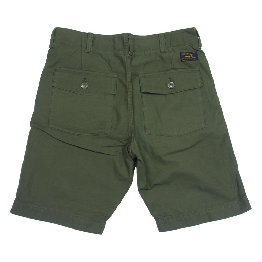 WTAPS ダブルタップス 171WVDT-PTM02 BUDS SHORTS COTTON SATIN ショーツ カーキ系 M【中古】