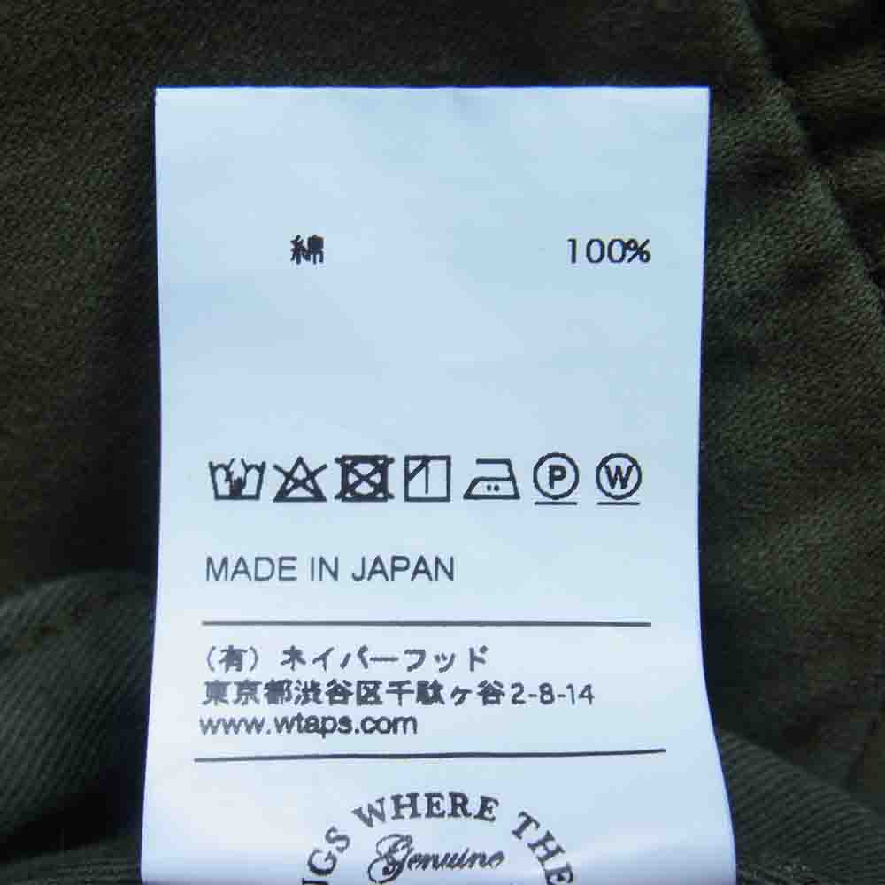 WTAPS ダブルタップス 171WVDT-PTM02 BUDS SHORTS COTTON SATIN ショーツ カーキ系 M【中古】