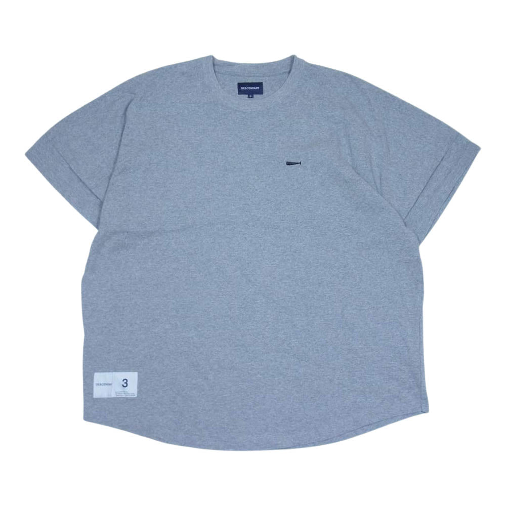 DESCENDANT ディセンダント 201ATDS-CSM11 CETUS JERSEY SS Tシャツ グレー系 L【美品】【中古】