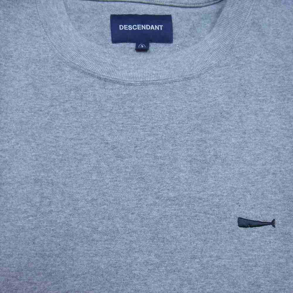 DESCENDANT ディセンダント 201ATDS-CSM11 CETUS JERSEY SS Tシャツ グレー系 L【美品】【中古】
