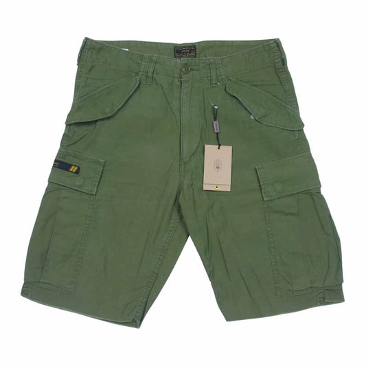 WTAPS ダブルタップス 151GWDT-PTM15 CARGO SHORTS COTTON SATIN カーゴ ショーツ カーキ系 M【中古】