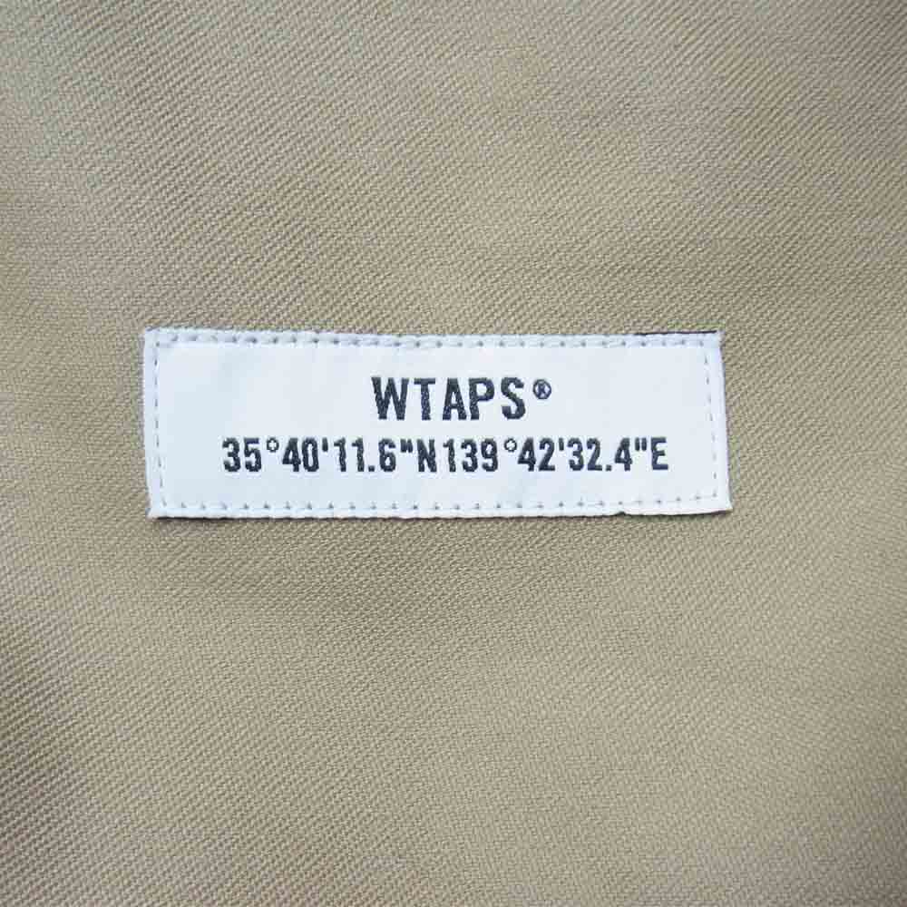 WTAPS ダブルタップス 211WVDT-PTM08 SEAGULL 01 SHORTS COTTON SATIN ショーツ ベージュ系 L【美品】【中古】
