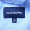 DESCENDANT ディセンダント FULL SIZE B.D SS SHIRT ボタンダウン 半袖 シャツ ライトブルー系 M【美品】【中古】