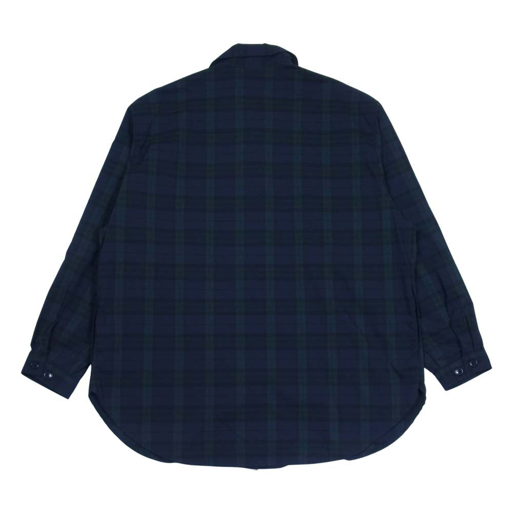 WTAPS ダブルタップス 211GWDT-SHM01 WCPO LS RIPSTOP COOL MAX チェック シャツ グリーン系 L【美品】【中古】